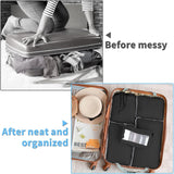 Compression Packing Cubes for Suitcase, 6PCS Travel Bags Organizer for Luggage, Organizer Cubes for Travel Essentials, Cubes for Travel Accessories