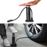 GEEDIAR Portable Bicycle Tire Pump Fits Presta and Schrader Valve Aluminum Alloy Barrel Gas Needle Bike Floor Pump