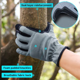 GEEDIAR Work Gloves - Touchscreen & Flexible for Men Women Gardening Yard Working