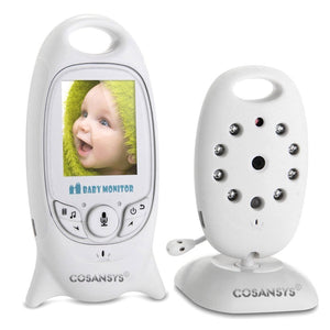 GEEDIAR Baby Monitor with Camera Intercom Digital (Night Vision, Temperature Sensor, 8 Lullabies), 2.0 Inch LCD Display