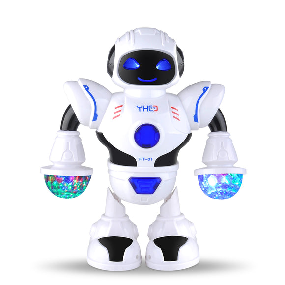GEEDIAR Dancing Robot for Kids with LED Colorful Light and Music