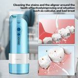 GEEDIAR Portable Water Flosser Water Pick, IPX7 Waterproof Cordless and Rechargeable Teeth Cleaner